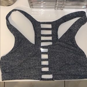 PINK Gray Sports Bra